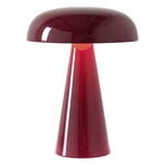 &Tradition Como SC53 bärbar bordslampa, rödbrun