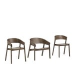 Muuto Cover lounge chair, stained dark brown