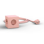 Avolt Square 1 USB extension cord, old pink