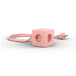 Avolt Square 1 USB jatkojohto, vaaleanpunainen