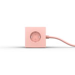 Avolt Square 1 USB extension cord, old pink