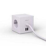 Avolt Square 1 USB extension cord, Gotland grey