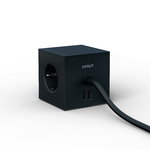 Avolt Square 1 USB extension cord, Stockholm black