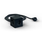 Avolt Square 1 USB extension cord, Stockholm black