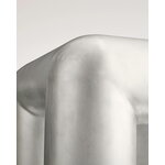 FORMARKIVET Cubio stool, 45 cm, raw aluminium, extra image
