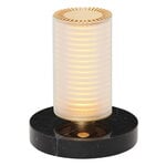DCWéditions Frechin A portable table lamp, gold - black marble, extra image