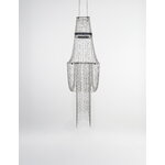 DCWéditions Lampe C pendant lamp, stainless steel - black, view 3