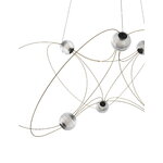 DCWéditions Munari 6 lampada a sospensione, oro, immagine extra