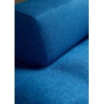 Fredericia Delphi Elements sofa, conf. E, brushed aluminium - blue Keiga 762, extra image