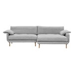 Interface Bebé sofa w/ chaise longue, right, grey Muru 470 - oak