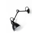 DCW éditions Lampe Gras 204 wall lamp, round shade, black