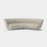 Massproductions Dandy soffa, 4-sits, naturlig ek - Sahco Safire 0007