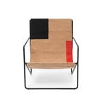 ferm LIVING Poltrona Desert, nero - block