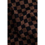 Baina Beach towel Roman, 90 x 170 cm, tabac - noir, extra image