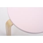 Artek Aalto stool E60, pink - birch, extra image