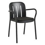 HAY Deville chaise et coussin d'assise pour fauteuil, noir, image extra