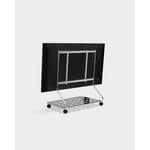 Pedestal Disco TV stand, chrome, extra image