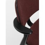 Artek Domus chair, stained black - Hola chestnut - Prestige black, extra image