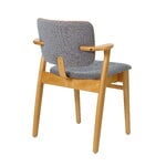 Artek Domus chair, teinté miel - Wow RE bleu/ocre - Prestige nougat, image extra