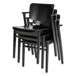 Artek Domus chair, stained black, extra image