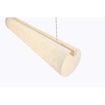 Motarasu Enso Raw 120 Pendelleuchte, beige - natur Eiche, extrabild