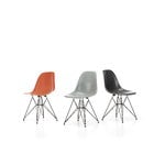 Vitra Eames DSR Fiberglass tuoli, sea foam green - musta