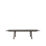 Muuto Table extensible Earnest, 205 x 100 cm, chêne huilé foncé