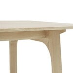 Muuto Earnest extendable table, 205 x 100 cm, oiled oak