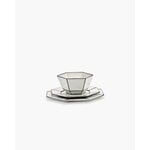 Serax Carte Blanche breakfast plate, 2 pcs, white - black, extra image