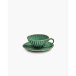Serax Verde Lanza espresso cup saucer, 2 pcs, green, view 4