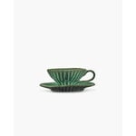 Serax Verde Lanza espresso cup saucer, 2 pcs, green, view 6