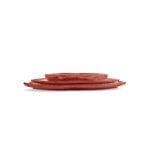 Serax Lips serving dish set, 3 pcs, white - red, extra image