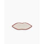 Serax Lips serving dish set, 3 pcs, white - red, extra image