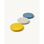 valerie_objects Three Circles, brickset, 3 delar, gul - vit - blå, extrabild