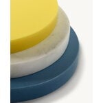 valerie_objects Three Circles, brickset, 3 delar, gul - vit - blå, extrabild