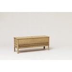 Form & Refine A Line storage bench, 111 cm, oak