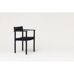 Form & Refine Motif käsinojallinen tuoli, mustapetsattu tammi
