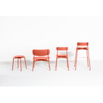 Petite Friture Fromme stool, coral