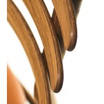 FDB Møbler J48 Stuhl, geräucherte Eiche - Cognac Leder, extrabild