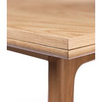 FDB Møbler C65 Åstrup extendable dining table, 100 x 220 cm, lacquered oak, extra image