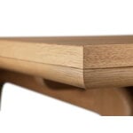 FDB Møbler C65 Åstrup extendable dining table, 100 x 220 cm, lacquered oak, extra image