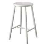 FDB Møbler J27C counter stool, 65 cm, white beech