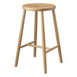 FDB Møbler J27C counter stool, 65 cm, lacquered oak