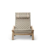 Carl Hansen & Søn FK10 Plico chair, oiled oak - natural linen
