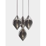 Tom Dixon Flare Top lampada a sospensione, LED, argento, vista 3