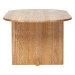 Fogia Koku coffee table, oval, lacquered oak