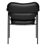 Fogia Bollo chair, black leather - black
