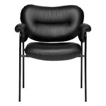 Fogia Spisolini chair, black leather - black