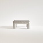 FORMARKIVET Cubio coffee table, 80 x 80 cm, raw aluminium, extra image