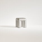 FORMARKIVET Cubio stool, 45 cm, raw aluminium, extra image